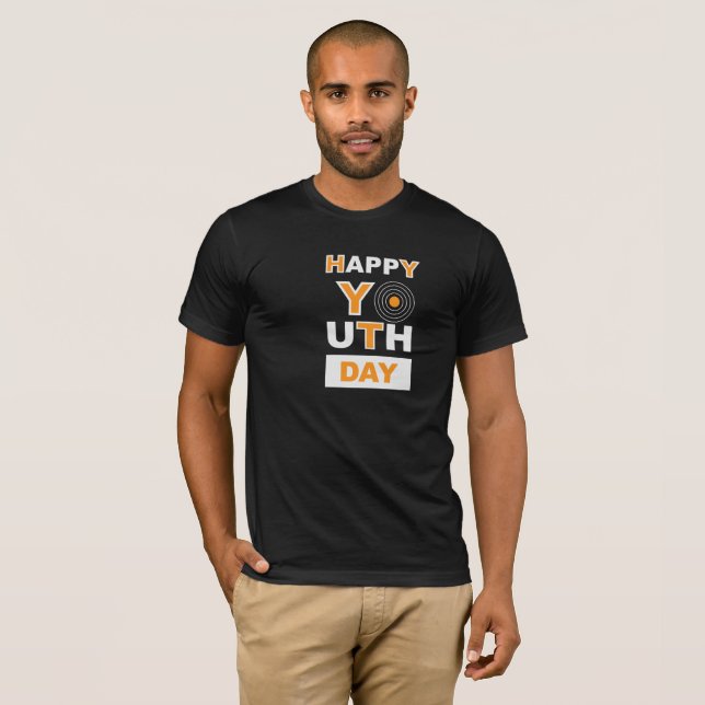Camiseta happy youth day  youth day t shirt   (Anverso completo)