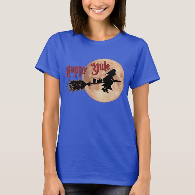 Camiseta Happy Yule Witch (Anverso)