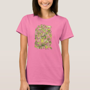 Camiseta HappyAwesome.com "verde entrelazado "