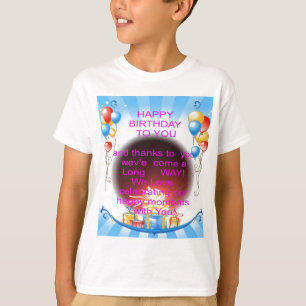 Camiseta HappyBirthday a usted