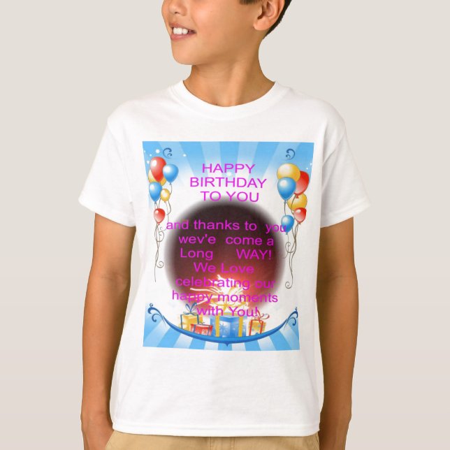 Camiseta HappyBirthday a usted (Anverso)