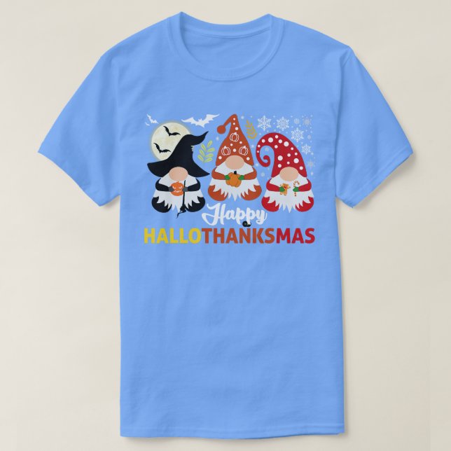 Camiseta happyhallothanksmas 7 (Diseño del anverso)