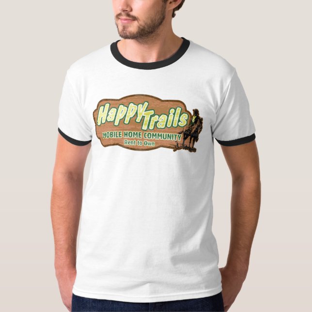 Camiseta happytrailsmobilehome (Anverso)