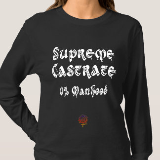 Camiseta HappyWorkT SUPREME CASTRATE FEMINISTA CRISTIANA