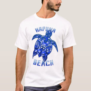Camiseta Hapuna Beach Hawaii Vacaciones Tortuga Tribal