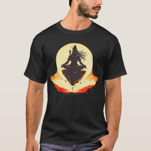 Camiseta Har Har Mahadev Lord Shiva Meditando