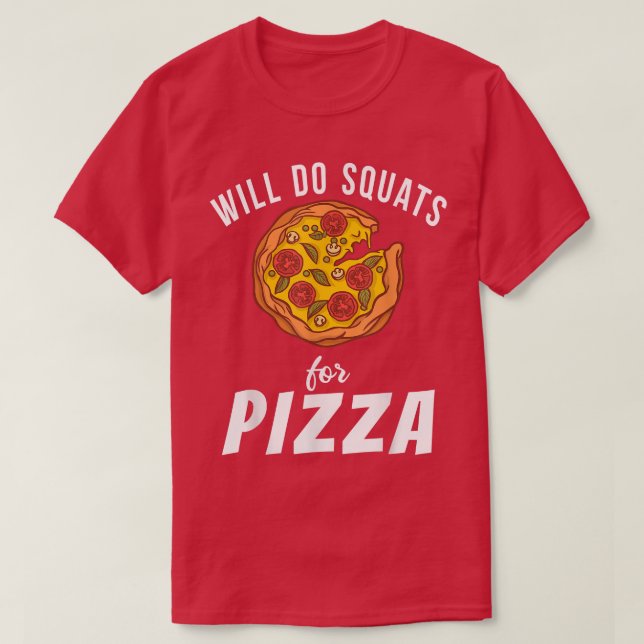 Camiseta Hará Cuartas Para El Aperitivo Pizzalove Pizza 356 (Diseño del anverso)