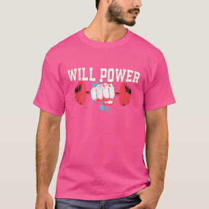 Camiseta Hará Power Barbell Gym Power Power Power