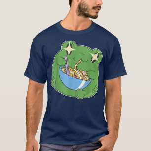 Camiseta Harajuku Kawaii Ramen japonés de anime de rana cut