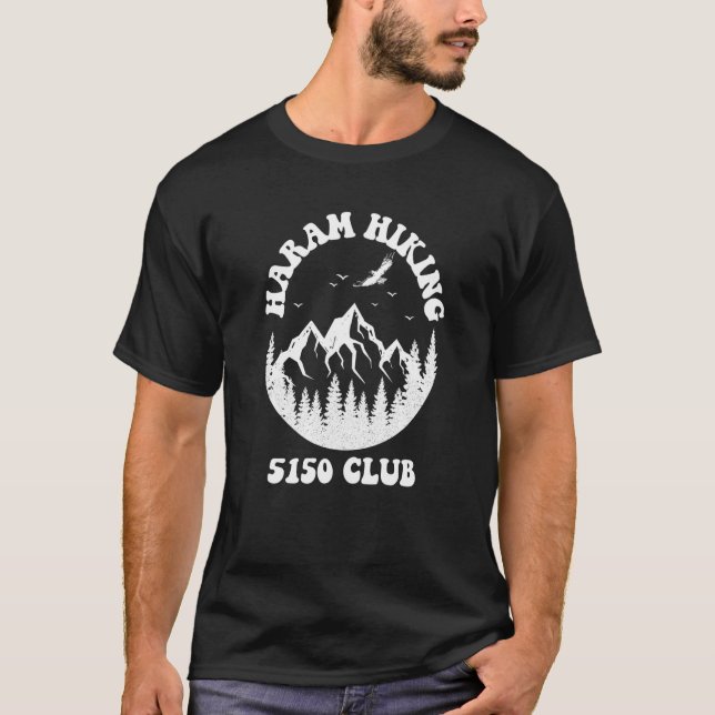 Camiseta Haram Hiking Club Muslim (Anverso)
