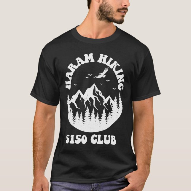 Camiseta Haram Hiking Club Muslim (Anverso)