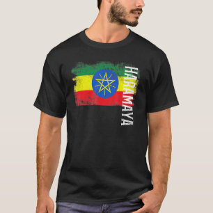 Camiseta Haramaya Bandera De Etiopía Para Hombres Etíopes K
