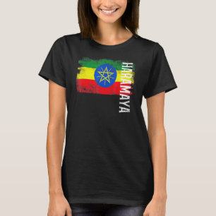 Camiseta Haramaya Bandera De Etiopía Para Hombres Etíopes K