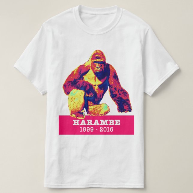 Camiseta Harambe (Diseño del anverso)