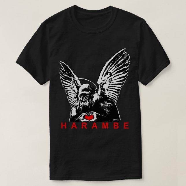 Camiseta Harambe (Diseño del anverso)