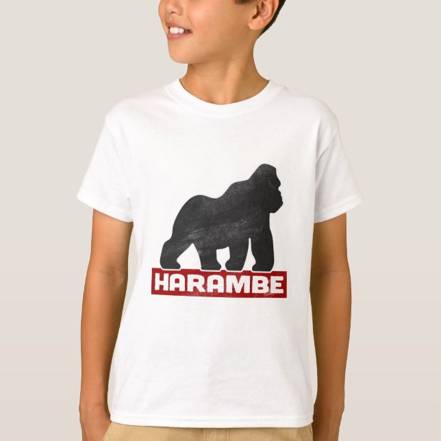 Camiseta HARAMBE 2016 Vidas importantes (Anverso)