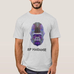 Camiseta harambe del rasgón