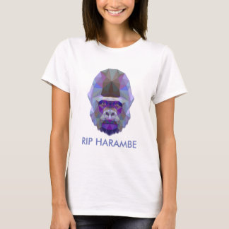 Camiseta harambe del rasgón