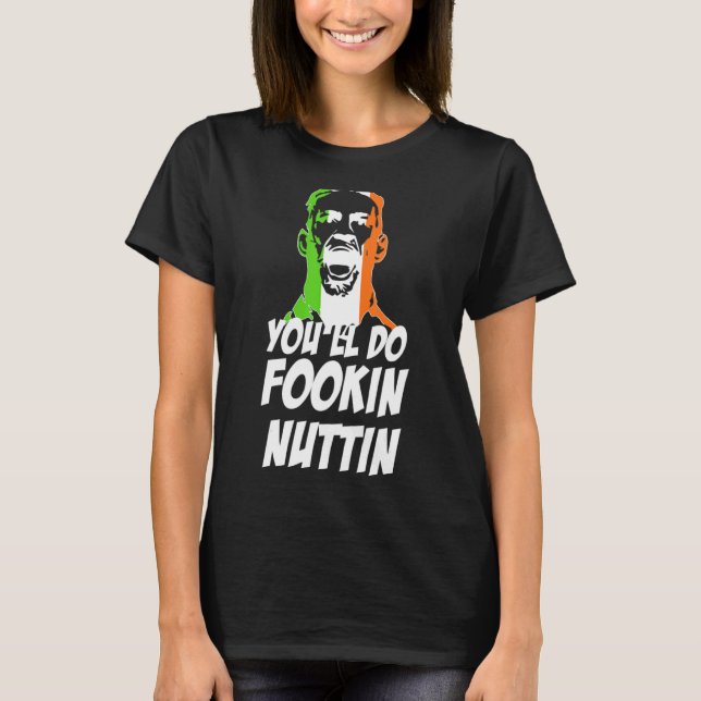 Camiseta Harás Fookin Nuttin Funny Boxer Lover S (Anverso)