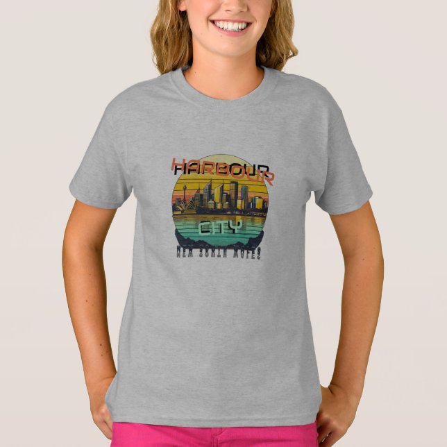 Camiseta Harbour City Sydney Australia Oceanía (Anverso)