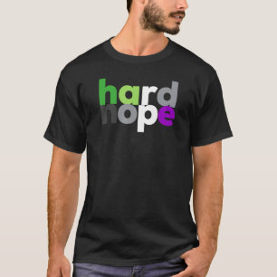 Camiseta hard nope Funny Aroace Pride, LGBT Aro Ace Aromant