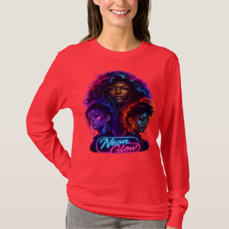 Camiseta Hardball Syndicate Mujeres Cibersitio Glow Manga L