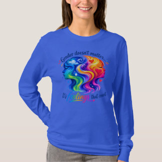 Camiseta Hardball Syndicate Women Rainbow Feelings Manga La