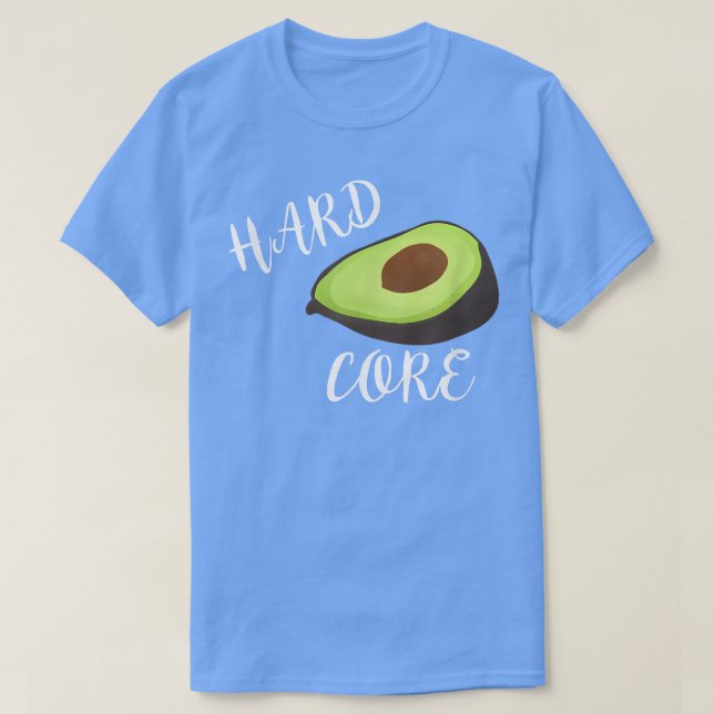 Camiseta Hardcore Aguacate Funny T (Diseño del anverso)