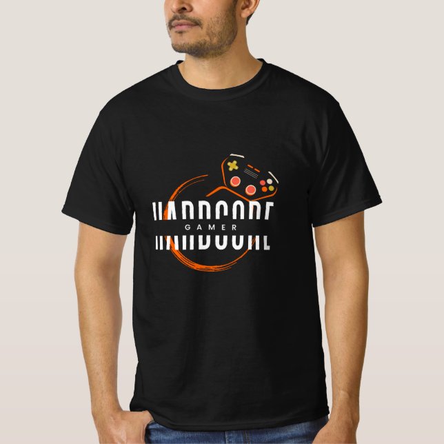 Camiseta Hardcore Gamer (Anverso)