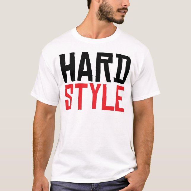 Camiseta Hardstyle V2 crudo (Anverso)