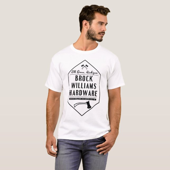 Camiseta Hardware Brock Williams - De Ash vs Muertos Malign (Anverso completo)