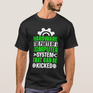 Camiseta Hardware De Las Partes De Un Sistema De Computador