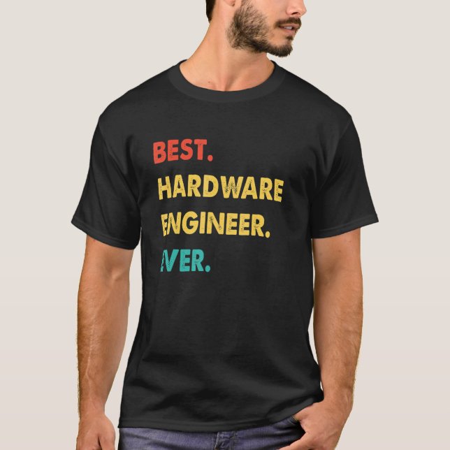 Camiseta Hardware Engineer Retro Best Hardware Engineer Eve (Anverso)