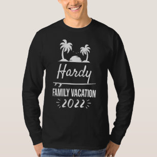 Camiseta Hardy Family Vacation Tropical Group Trip Beach