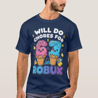 Camiseta Haré 67 tareas por Robux divertido jugador 67 Meme