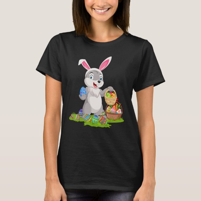 Camiseta Hare Easter Egg Hung Bunny Hare Easter Sunday (Anverso)