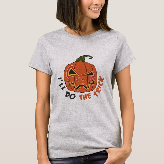 CAMISETA HARÉ EL TRUCO POR HALLOWEEN SCARY HALLOWEEN (Anverso)