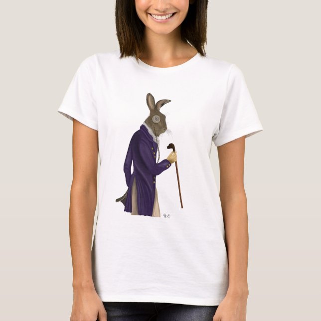 Camiseta Hare In Purple Coat 2 (Anverso)