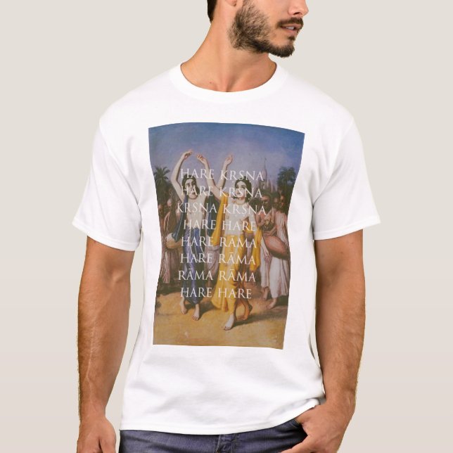 Camiseta Hare Krishna Hare Rama (Anverso)