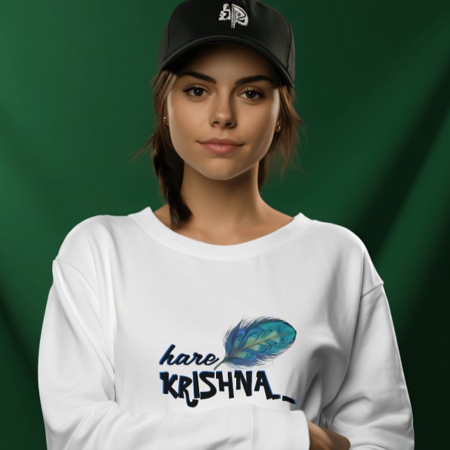 Camiseta "Hare Krishna" Peacock Feather Hindu (Subido por el creador)