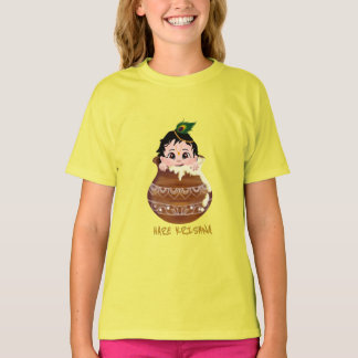 Camiseta Hare Krishna Radha india - Arte Krishna
