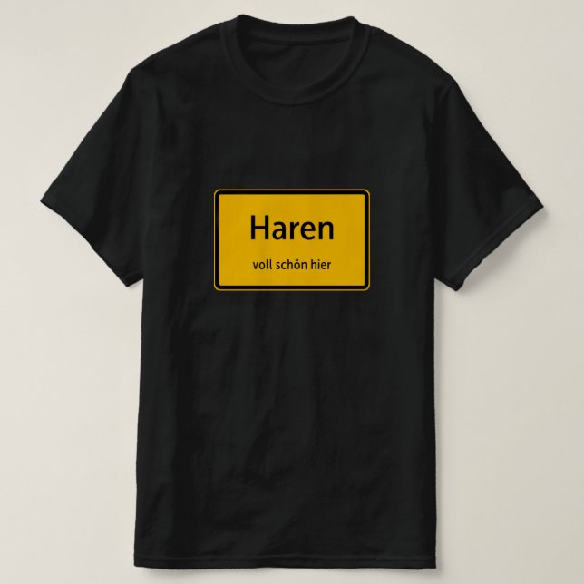 Camiseta Haren Herren Männer T-Shirt Tshirt Shirt (Diseño del anverso)