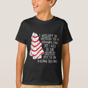 Camiseta Haría algunas cosas tramposas para un árbol de Nav