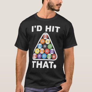 Camiseta Haría que Billiards Sport Balls Cute Gráfica Po