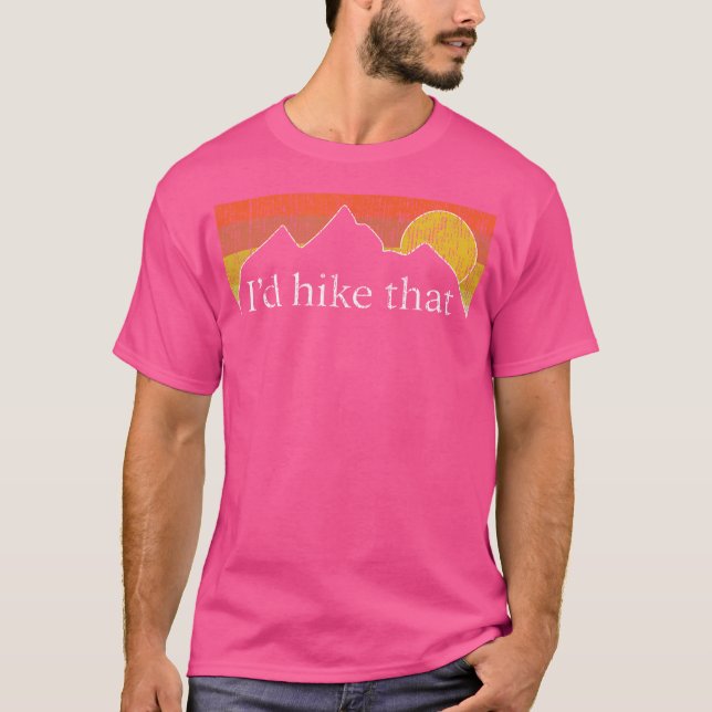 Camiseta Haría Senderismo Por La Montaña Sunset Vinta (Anverso)