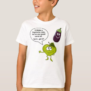 Camiseta Haría un Chiste vegetariano