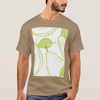 Camiseta Harina de aguacate Fruta Jugosa colorida TShirt