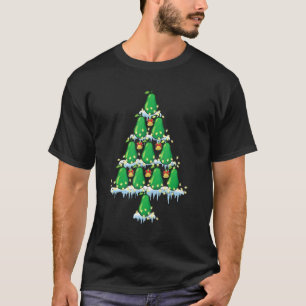 Camiseta Harina de aguacate Xmas Árbol alumbrado Santa Agua