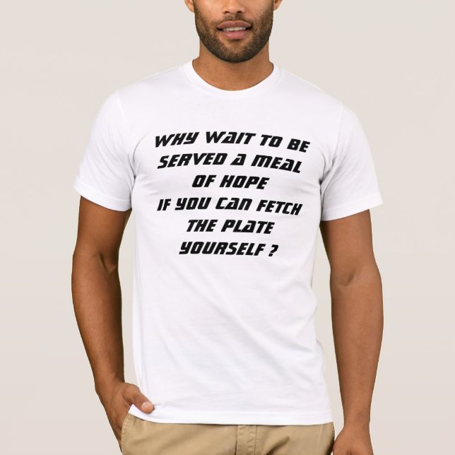 Camiseta harina de esperanza (Anverso)