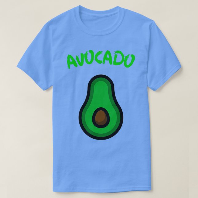 Camiseta Harina de fruta de aguacate Vegan (Diseño del anverso)